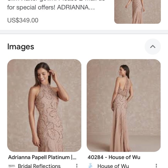 Size 12 halter dress. Gunmetal beaded/sequin/mesh - Picture 1 of 5